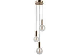 Lubinis šviestuvas 15W LED pakabinamas šviestuvas STRELA, aukso/gintaro sp., 3000K