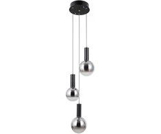 Lubinis šviestuvas 15W LED pakabinamas šviestuvas STRELA, juodos/pilkos sp., 3000K