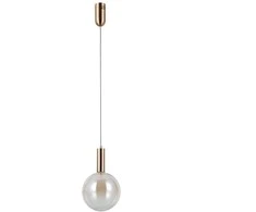 Lubinis šviestuvas 5W LED pakabinamas šviestuvas STRELA, aukso/gintaro sp., 3000K