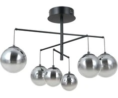 Lubinis šviestuvas 30W LED pakabinamas šviestuvas VELADA, juodos/pilkos sp., 3000K