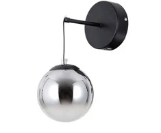 Lubinis šviestuvas 5W LED sieninis šviestuvas VELADA, juodos/pilkos sp., 3000K