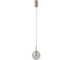 Lubinis šviestuvas 5W LED pakabinamas šviestuvas VELADA, aukso/gintaro sp., 3000K