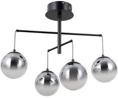 Lubinis šviestuvas 20W LED pakabinamas šviestuvas VELADA, juodos/pilkos sp., 3000K