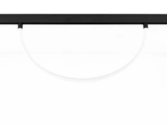Lubinis šviestuvas 20W LED šviestuvas ARC į magnetinę sistemą MAGNETIC, juodas, 3000K
