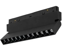 Lubinis šviestuvas 12W LED šviestuvas NORMAN į magnetinę sistemą MAGNETIC, juodas, 3000K