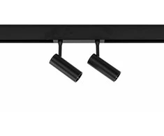 Lubinis šviestuvas 10W LED akcentinis šviestuvas RENO DOUBLE į magnetinę sistemą MAGNETIC, juodas, 4000K