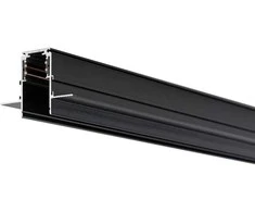Įleidžiamas magnetinis bėgelis MAGNETIC, juodas, 1m