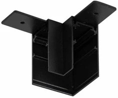 Lubinis šviestuvas L tipo paviršinio magnetinio bėgelio sujungimas MAGNETIC, juodas