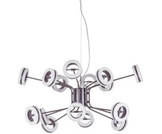 Lubinis šviestuvas 76,8W LED pakabinamas šviestuvas METIS, bronzos sp., 3000K