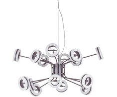 Lubinis šviestuvas 76,8W LED pakabinamas šviestuvas METIS, bronzos sp., 3000K