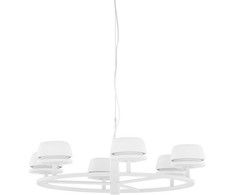 Lubinis šviestuvas 37,2W LED pakabinamas šviestuvas MIRANDA, baltas, 3000K