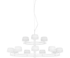 Lubinis šviestuvas 74,8W LED pakabinamas šviestuvas MIRANDA, baltas, 3000K