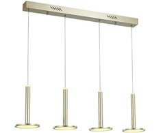 Lubinis šviestuvas 48W LED pakabinamas šviestuvas OLIVER, aukso sp., 3000K