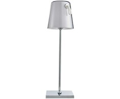 Lubinis šviestuvas 5W LED įkraunamas stalo šviestuvas OSTAP, chromo sp., 3000K/RGB, IP54, su USB jungtimi