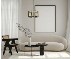 Italux Pakabinamas šviestuvas Primero PND-44003-4-BK-GD