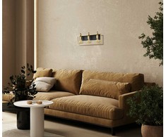 Italux Sieninis šviestuvas Primero WL-44003-3-BK-GD