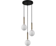 Italux Pakabinamas šviestuvas Ravena PND-2324-3A GD+OPAL