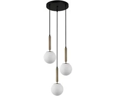 Italux Pakabinamas šviestuvas Ravena PND-2324-3A GD+OPAL