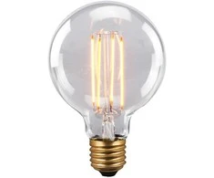 6W LED lemputė RETRO, E27, skaidri, 2200K