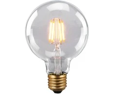 6W LED lemputė RETRO, E27, skaidri, 2200K