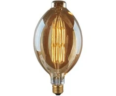 8W LED lemputė RETRO, E27, skaidri, 2200K, dimeriuojama