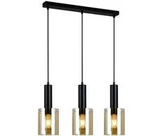 Italux Pakabinamas šviestuvas PND-5581-3-BK+AMB