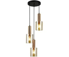 Italux Pakabinamas šviestuvas PND-5581-3A-BRO+AMB