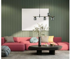 Italux Pakabinamas šviestuvas Servio PND-66892-4-BK-SG