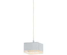 Lubinis šviestuvas 4,2W LED pakabinamas šviestuvas SETH, chromo sp./skaidrus, 3000K
