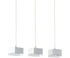 Lubinis šviestuvas 12,6W LED pakabinamas šviestuvas SETH, chromo sp./skaidrus, 3000K
