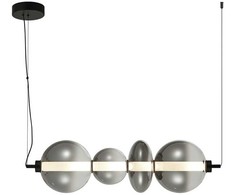 Italux 36W LED pakabinamas šviestuvas SONTE, juodas, 3000K