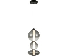 Italux 24W LED pakabinamas šviestuvas SONTE, juodas, 3000K
