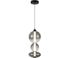 Italux 24W LED pakabinamas šviestuvas SONTE, juodas, 3000K