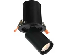 Lubinis šviestuvas Italux Įleidžiamas šviestuvas Termo SPL-50310-1R BK