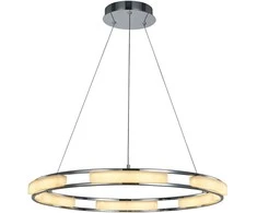 Lubinis šviestuvas 60W LED pakabinamas šviestuvas THEODORE, chromo sp., 3000K, dimeriuojamas