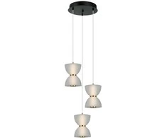 Italux Pakabinamas šviestuvas Tica PND-83949-3-BK