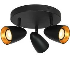 Italux Lubinis šviestuvas Tino SPL-36748-3R-BK-GD