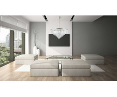 Italux Pakabinamas šviestuvas PND-44372-14-CHMP-GLD