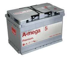 Akumuliatorius A-Mega Premium 12V 78Ah 760A EN (5MP78R)
