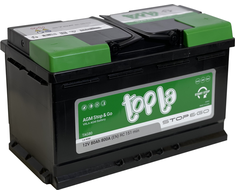 Akumuliatorius Topla AGM | 12V 80Ah Stop &amp; Go | 800A EN (TTAGM80R)