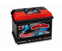 Akumuliatorius Sznajder EAGLE PLUS | 12V 62Ah 520A EN (SZE62R)