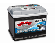 Akumuliatorius Sznajder Sidabrinis PREMIUM | 12V 70Ah 620A EN (SZS70R)