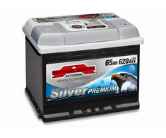 Akumuliatorius Sznajder Sidabrinis PREMIUM | 12V 65Ah 620A EN (SZS65R)