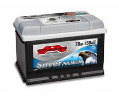 Akumuliatorius Sznajder Sidabrinis PREMIUM | 12V 78Ah 750A EN (SZS78R)