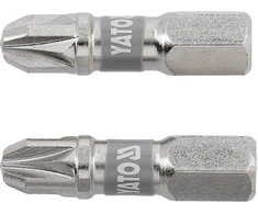 Yato Toya Sa Poland Antgaliai | 6,3 mm (1/4") | S2 Ni | kryžminiai PZ3 | 2 vnt. (YT-78005)