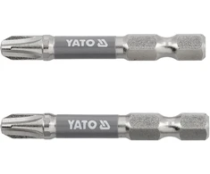 Yato Toya Sa Poland Antgaliai | 6,3 mm (1/4") | S2 Ni | kryžminiai PH3 | 50 mm | 2 vnt. (YT-78022)