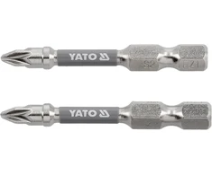 Yato Toya Sa Poland Antgaliai | 6,3 mm (1/4") | S2 Ni | kryžminiai PZ1 | 50 mm | 2 vnt. (YT-78023)