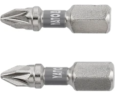 Yato Toya Sa Poland Antgaliai | 6,3 mm (1/4") | S2 Ni | kryžminiai PZ1 | 2 vnt. (YT-78003)