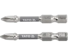 Yato Toya Sa Poland Antgaliai | 6,3 mm (1/4") | S2 Ni | kryžminiai PH1 | 50 mm | 2 vnt. (YT-78020)