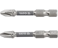 Yato Toya Sa Poland Antgaliai | 6,3 mm (1/4") | S2 Ni | kryžminiai PH2 | 50 mm | 2 vnt. (YT-78021)